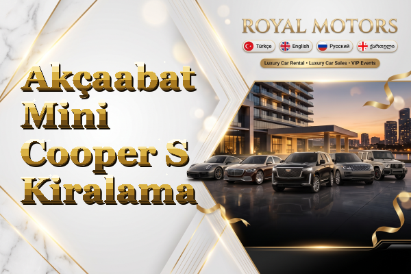 Akçaabat Mini Cooper S Kiralama