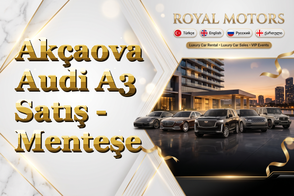 Akçaova Audi A3 Satış - Menteşe