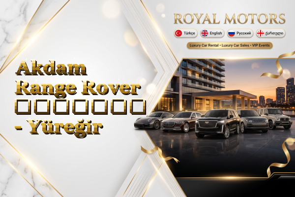 Akdam Range Rover გაყიდვა - Yüreğir