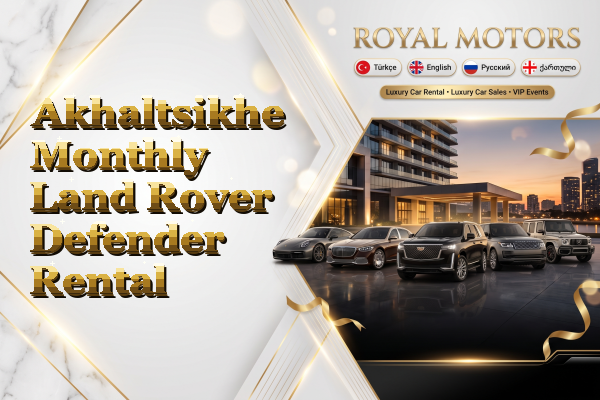 Akhaltsikhe Monthly Land Rover Defender Rental