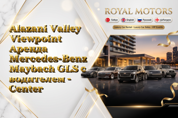 Alazani Valley Viewpoint Аренда Mercedes-Benz Maybach GLS с водителем - Center