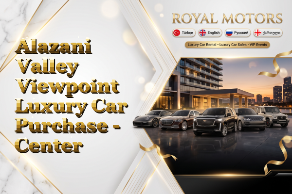 Alazani Valley Viewpoint Luxury Car Purchase - Center