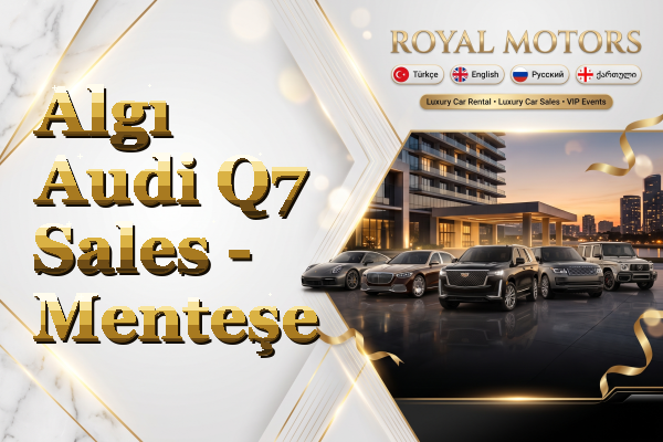Algı Audi Q7 Sales - Menteşe