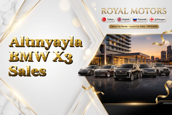 Altınyayla BMW X3 Sales