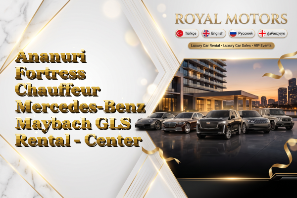 Ananuri Fortress Chauffeur Mercedes-Benz Maybach GLS Rental - Center