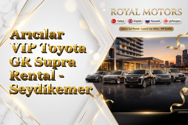 Arıcılar VIP Toyota GR Supra Rental - Seydikemer