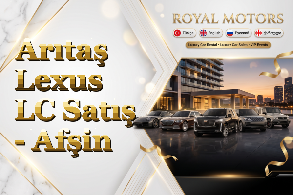 Arıtaş Lexus LC Satış - Afşin
