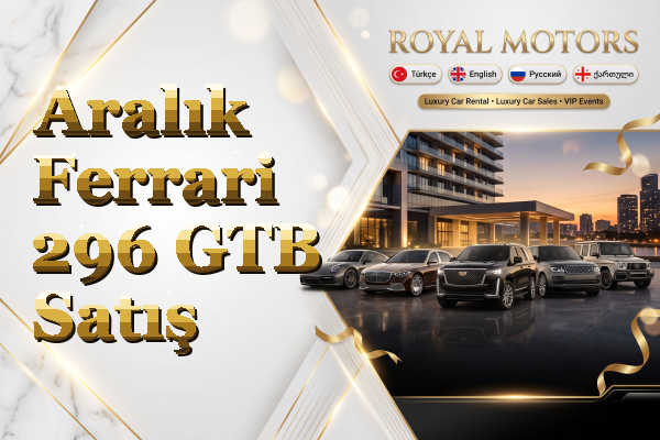 Aralık Ferrari 296 GTB Satış