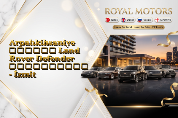 Arpalıkihsaniye თვიური Land Rover Defender გაქირავება - İzmit