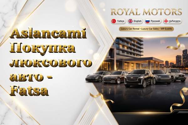 Aslancami Покупка люксового авто - Fatsa