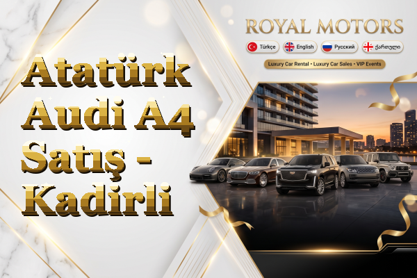 Atatürk Audi A4 Satış - Kadirli