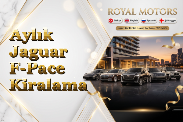 Aylık Jaguar F-Pace Kiralama