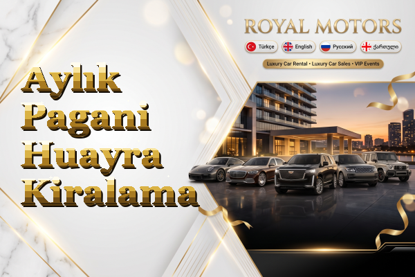 Aylık Pagani Huayra Kiralama