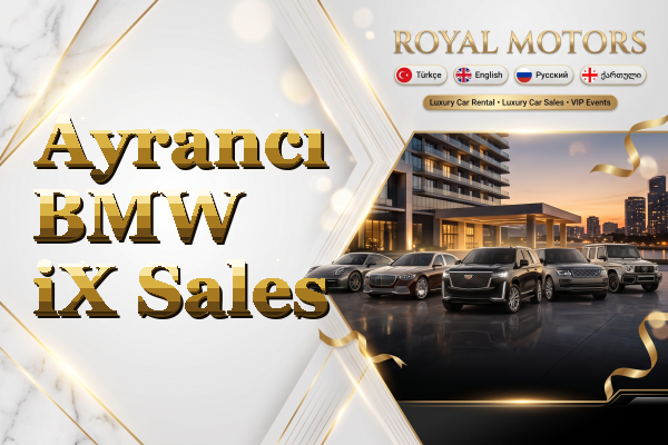Ayrancı BMW iX Sales