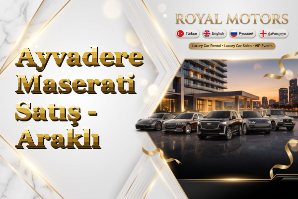 Ayvadere Maserati Satış - Araklı