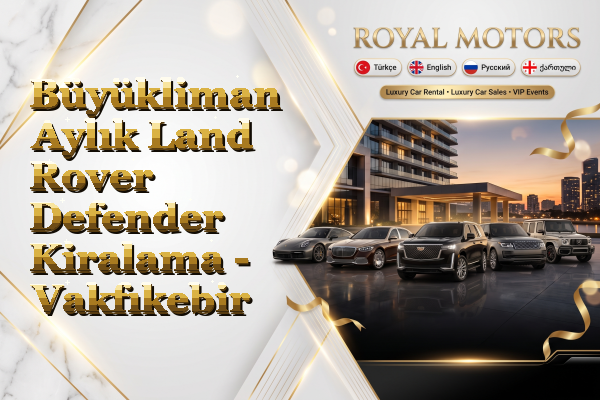 Büyükliman Aylık Land Rover Defender Kiralama - Vakfıkebir