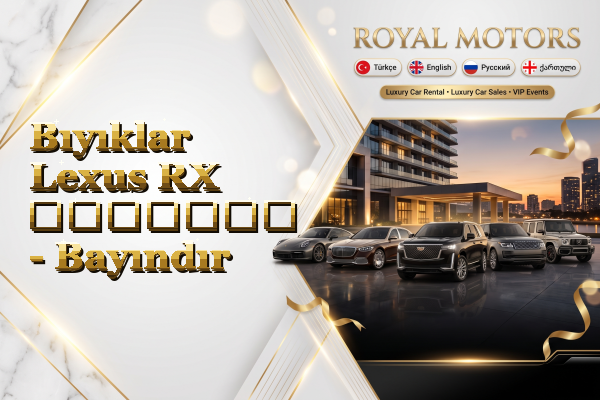 Bıyıklar Lexus RX გაყიდვა - Bayındır