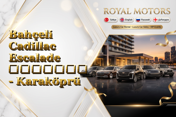 Bahçeli Cadillac Escalade გაყიდვა - Karaköprü