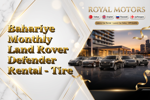 Bahariye Monthly Land Rover Defender Rental - Tire
