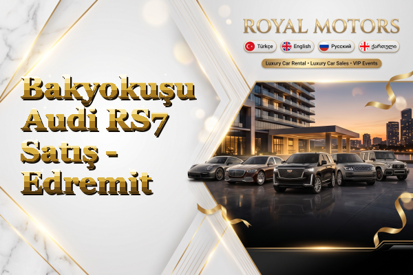 Bakyokuşu Audi RS7 Satış - Edremit