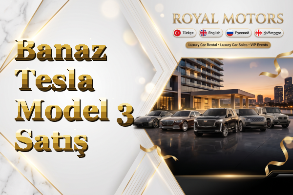 Banaz Tesla Model 3 Satış