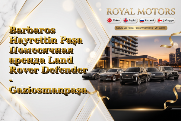 Barbaros Hayrettin Paşa Помесячная аренда Land Rover Defender - Gaziosmanpaşa