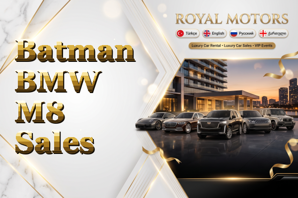 Batman BMW M8 Sales