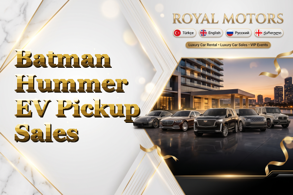 Batman Hummer EV Pickup Sales