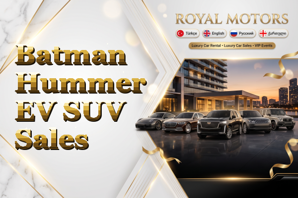 Batman Hummer EV SUV Sales