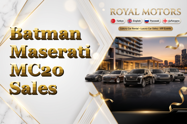 Batman Maserati MC20 Sales