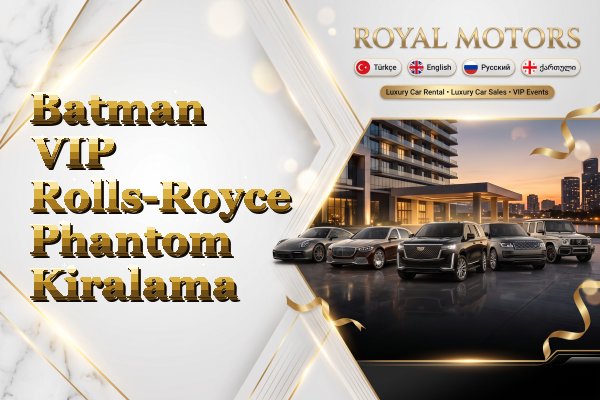 Batman VIP Rolls-Royce Phantom Kiralama