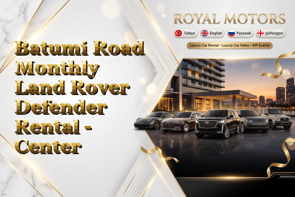 Batumi Road Monthly Land Rover Defender Rental - Center