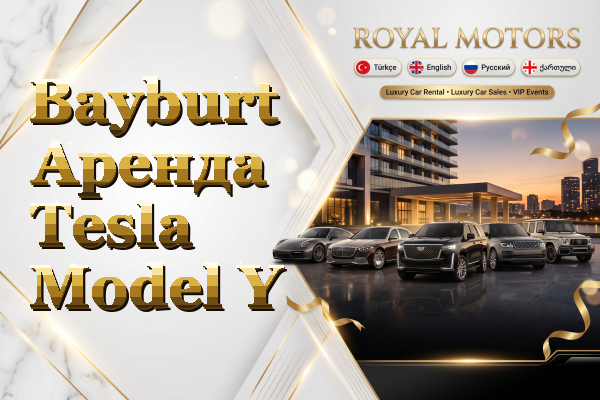 Bayburt Аренда Tesla Model Y