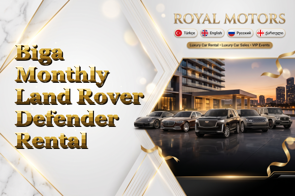 Biga Monthly Land Rover Defender Rental
