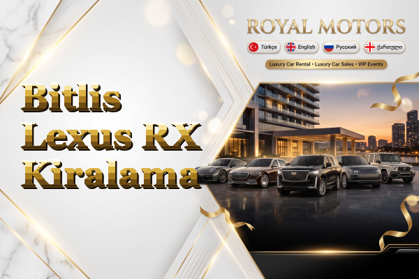 Bitlis Lexus RX Kiralama