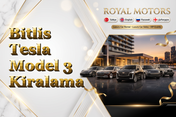 Bitlis Tesla Model 3 Kiralama