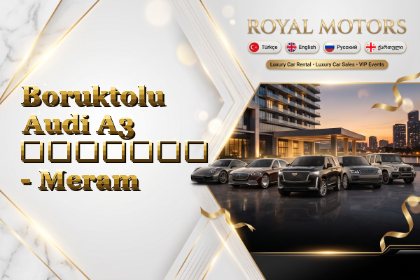 Boruktolu Audi A3 გაყიდვა - Meram