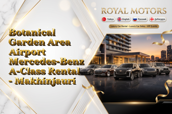 Botanical Garden Area Airport Mercedes-Benz A-Class Rental - Makhinjauri