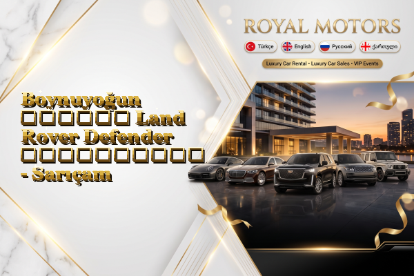 Boynuyoğun თვიური Land Rover Defender გაქირავება - Sarıçam