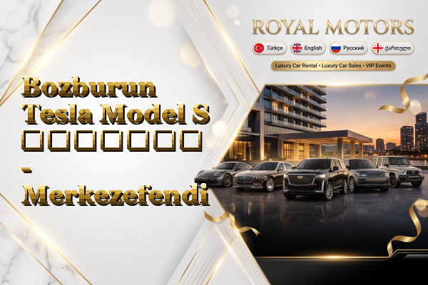 Bozburun Tesla Model S გაყიდვა - Merkezefendi
