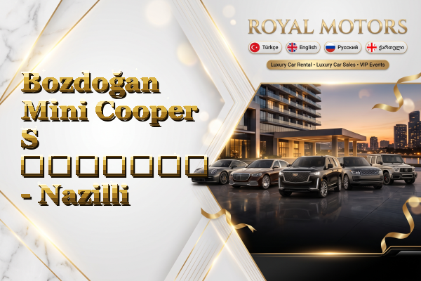 Bozdoğan Mini Cooper S გაყიდვა - Nazilli