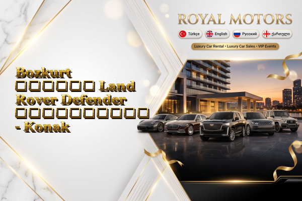 Bozkurt თვიური Land Rover Defender გაქირავება - Konak