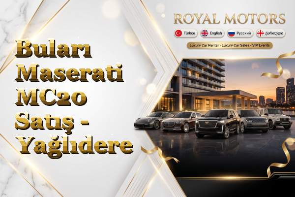 Buları Maserati MC20 Satış - Yağlıdere