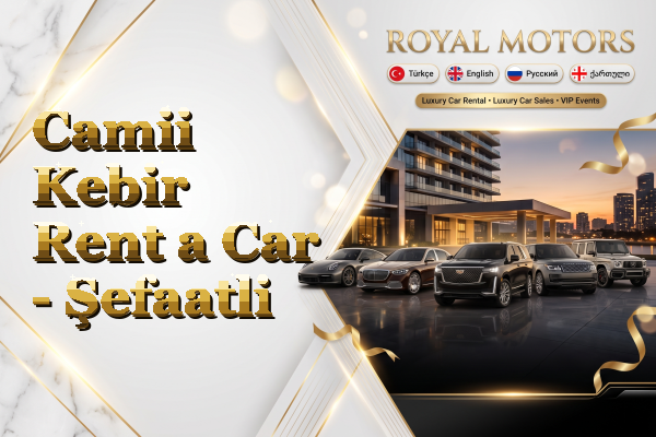 Camii Kebir Rent a Car - Şefaatli