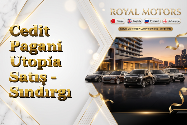 Cedit Pagani Utopia Satış - Sındırgı
