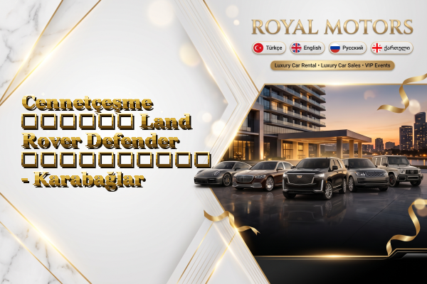 Cennetçeşme თვიური Land Rover Defender გაქირავება - Karabağlar