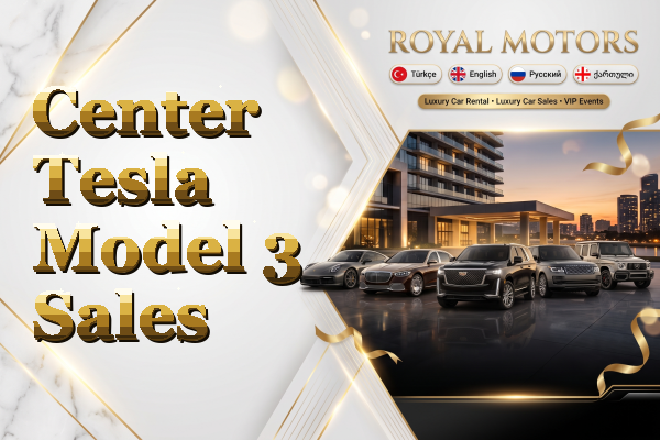Center Tesla Model 3 Sales
