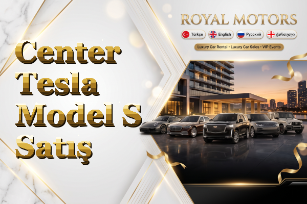 Center Tesla Model S Satış
