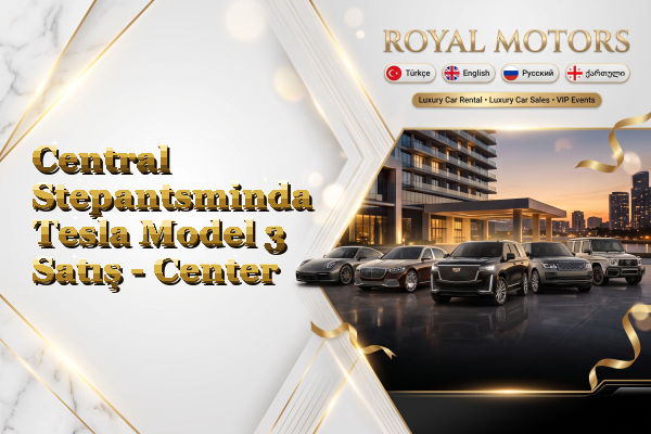 Central Stepantsminda Tesla Model 3 Satış - Center