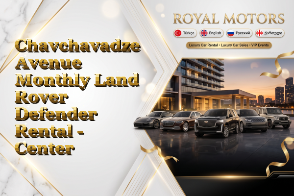 Chavchavadze Avenue Monthly Land Rover Defender Rental - Center
